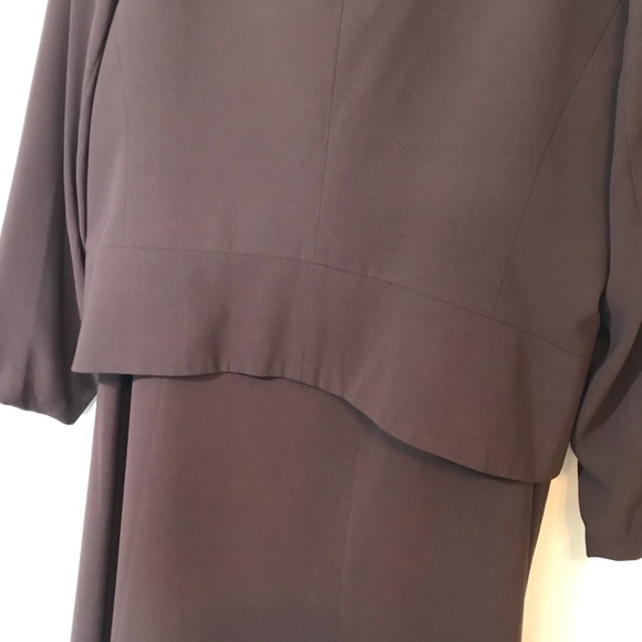 Skirt and Jacket set faux leather accent brown - Picture 8 of 8